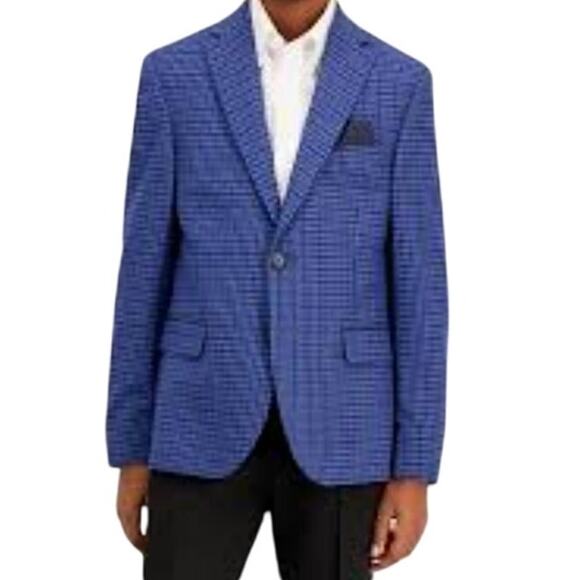 B By Brooks Brothers Big Boys Classic Fit Stretch Suit Jacket Size12R 6048